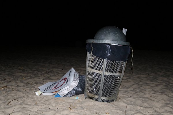 The Shoreline Sweep to clean the East End beaches will take place on April 27.   COURTESY DELL CULLUM