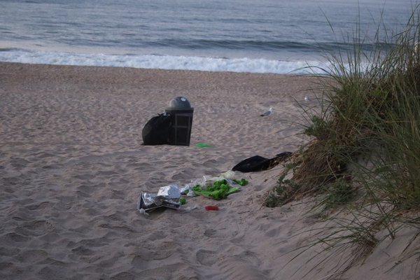 The Shoreline Sweep to clean the East End beaches will take place on April 27.   COURTESY DELL CULLUM