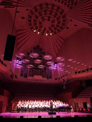 The Honors Choir performs at the Sydney Opera House in Sydney