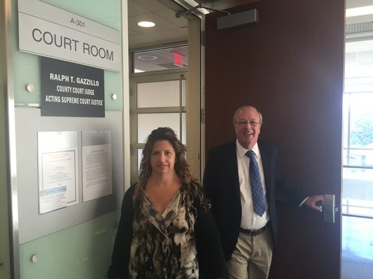 Plaintiffs Cindi Crain and Kenneth Silverman testified in court on Monday about how the use of the beach near their houses by vehicles has grown over the years. MRW