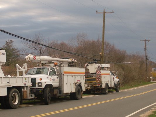 PSEG may bury wires in Southampton Village. FILE PHOTO
