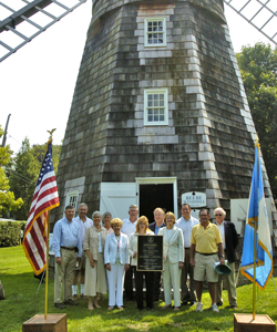 The inside of the windmill. 