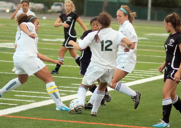 Westhampton Beach head coach Erika Habersaat<br>Photo by James Haag