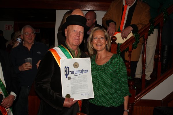  at the annual Westhampton Beach St. Patrick's Day parade fundraiser held at the Mill Roadhouse on Saturday