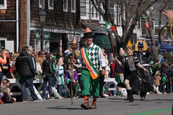 Grand Marshal of the 2016 Westhampton Beach St. Patrick's Day Parade.