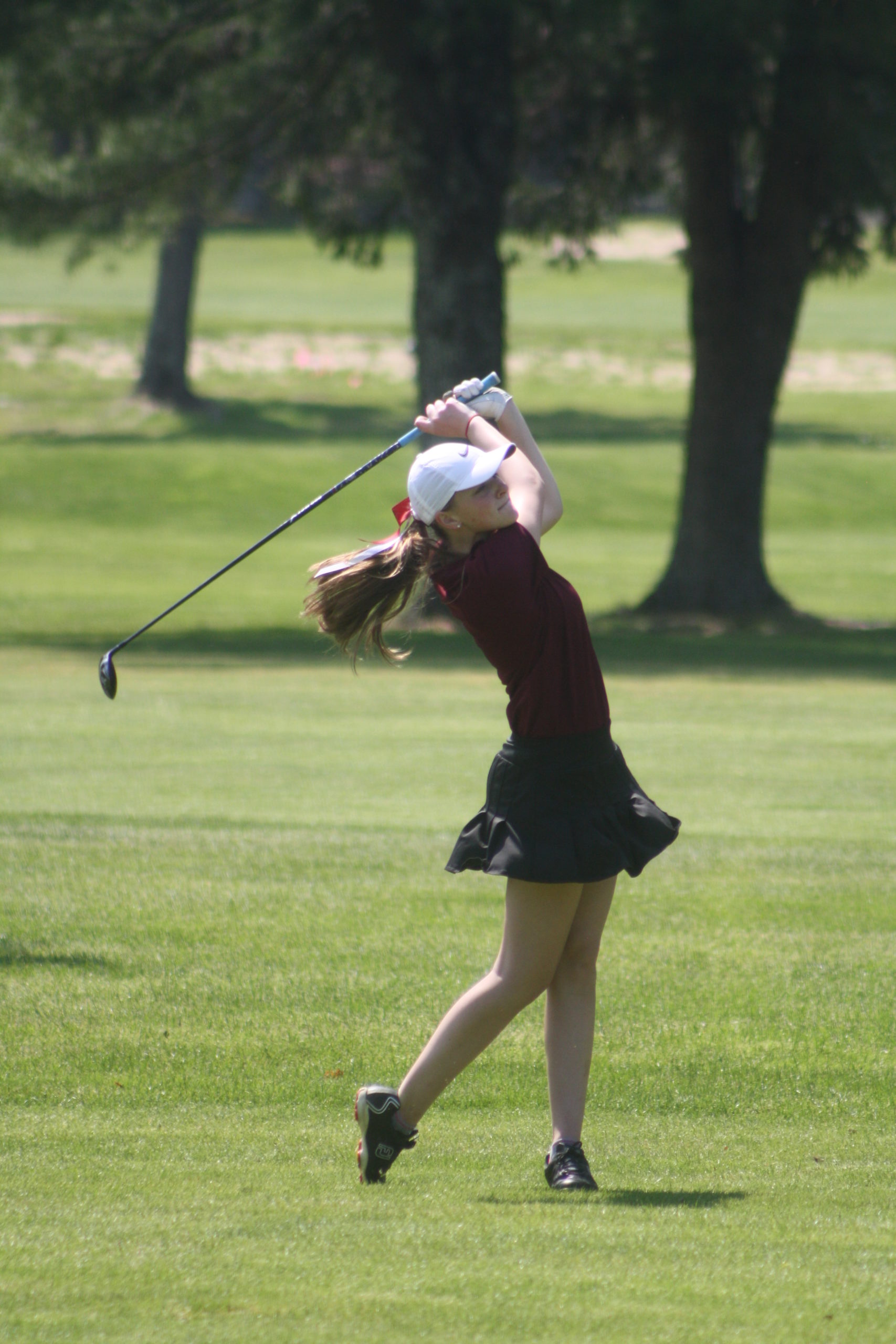 Caraline Oakley at last year's Suffolk County Girls Golf Championships.