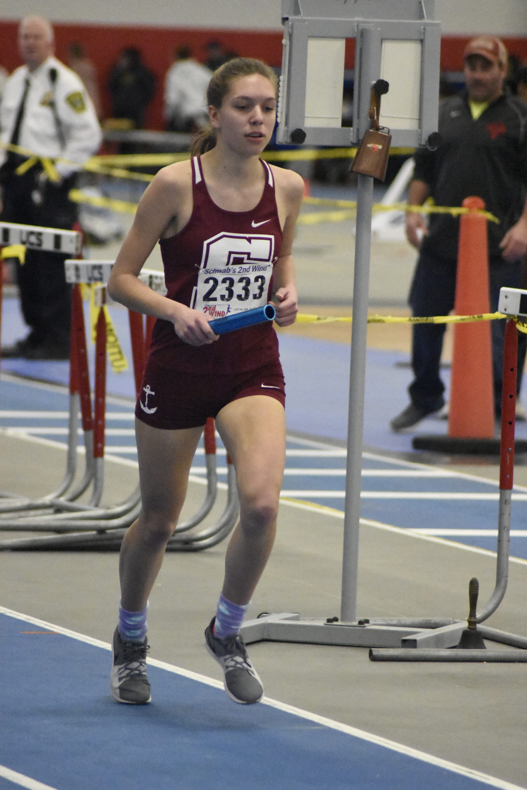 Southampton sophomore Lucy Wesnofske ran in both the 1,000-meter race and 4x800-meter relay on Saturday.