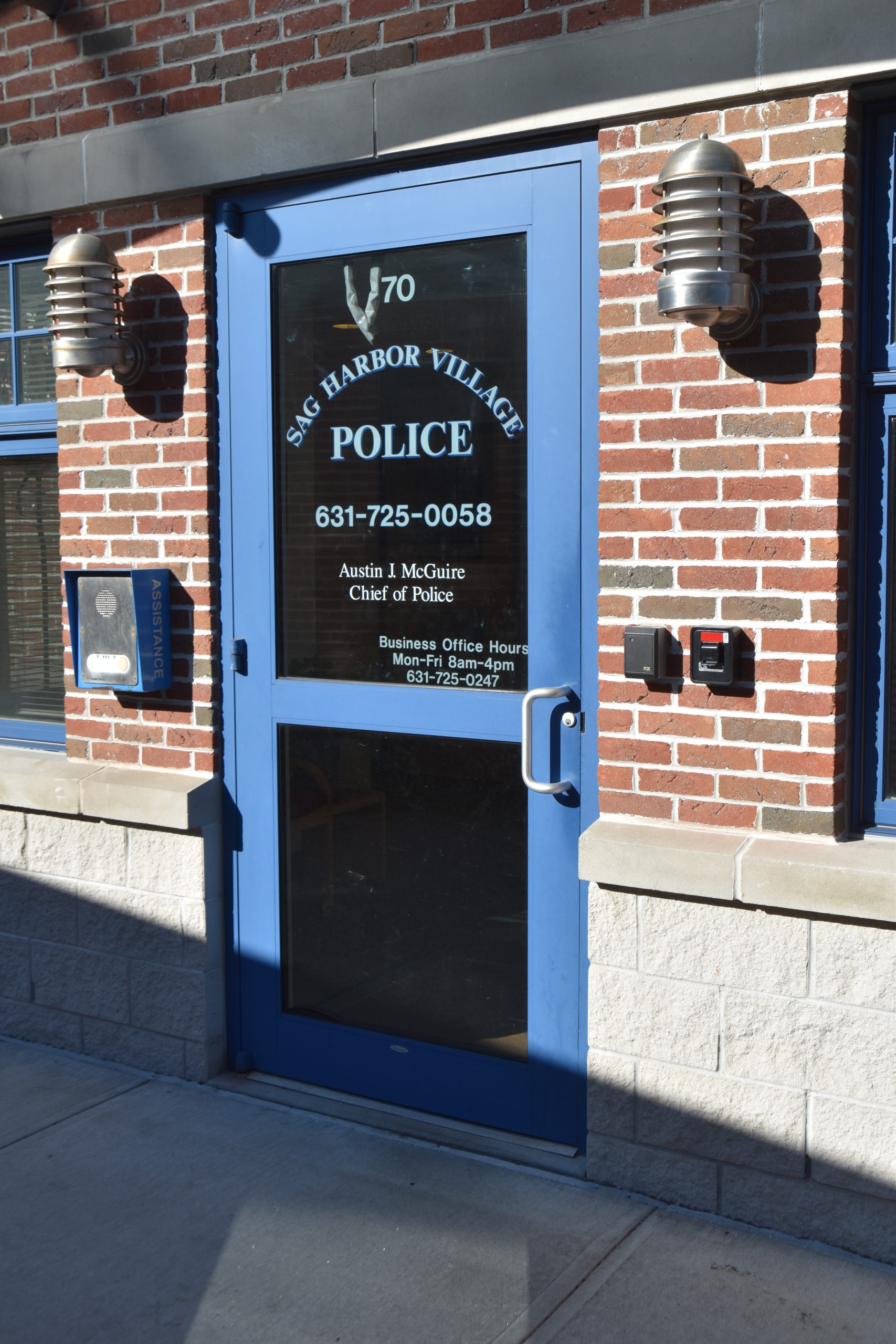 Sag Harbor Village police have seen a sharp increase in calls, but a dropoff in serious crime. STEPHEN J. KOTZ