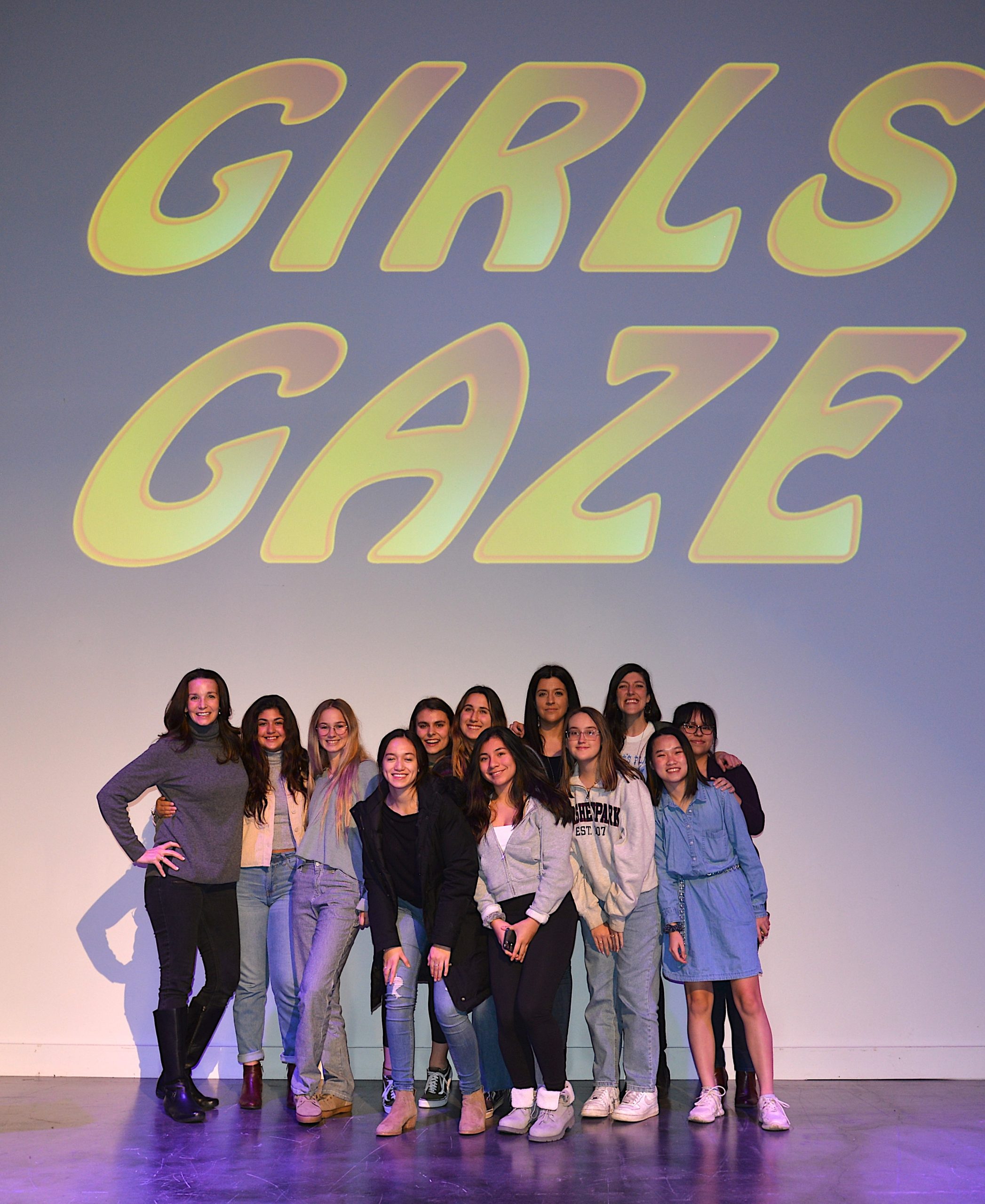 Girls Gaze, a screening of short films created by East Hampton High School girls who participated in a pilot program with the Neo-Political Cowgirls, took place at LTV Media Center on Thursday. The event was also supported by the Hamptons Film Festival, East Hampton Kiwanis and East Hampton Lions. KYRIL BROMLEY 
