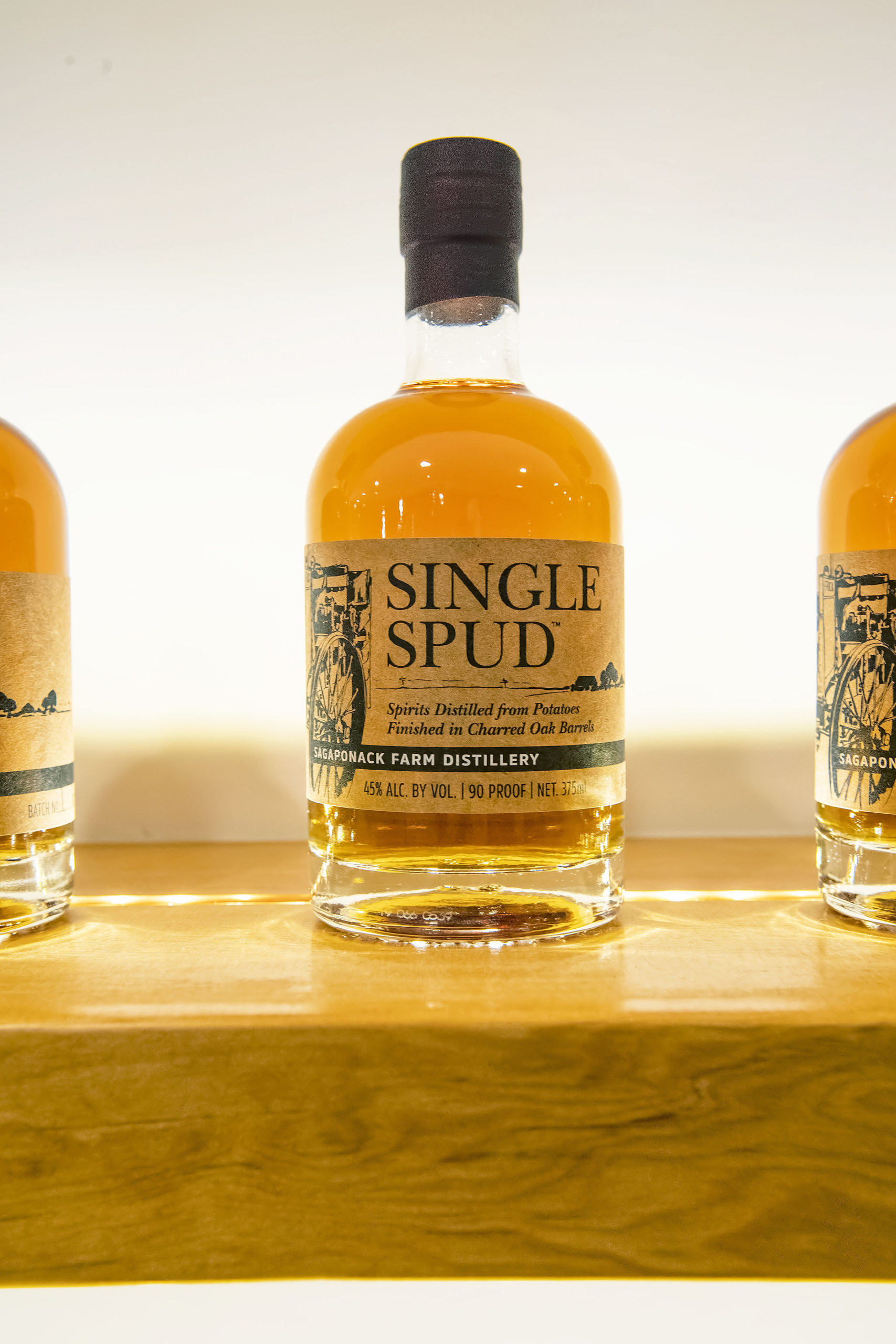 Single Spud, a spirit distilled from potatoes and finished in an oak barrel.
MICHAEL HELLER
