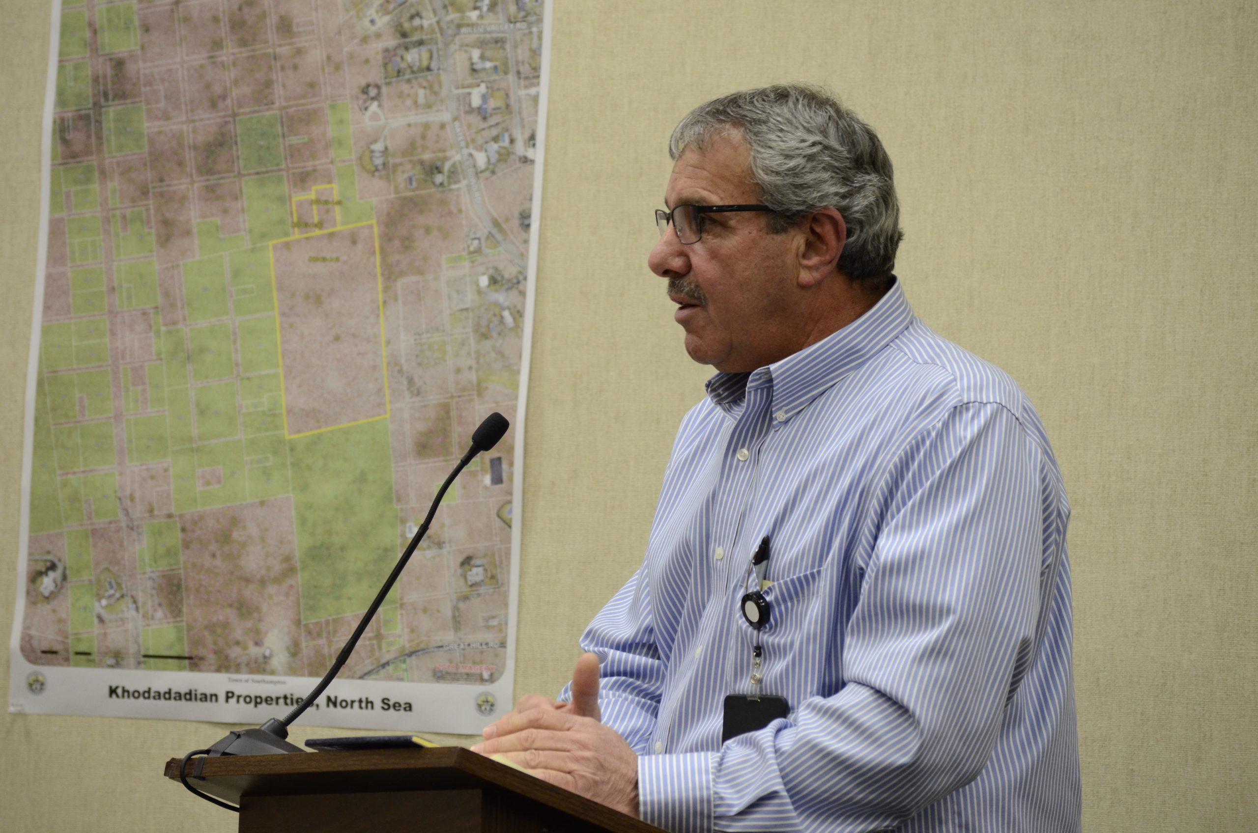 Southampton Town Chief Building Inspector Michael Benincasa will retire from his position with the town on March 31. GREG WEHNER