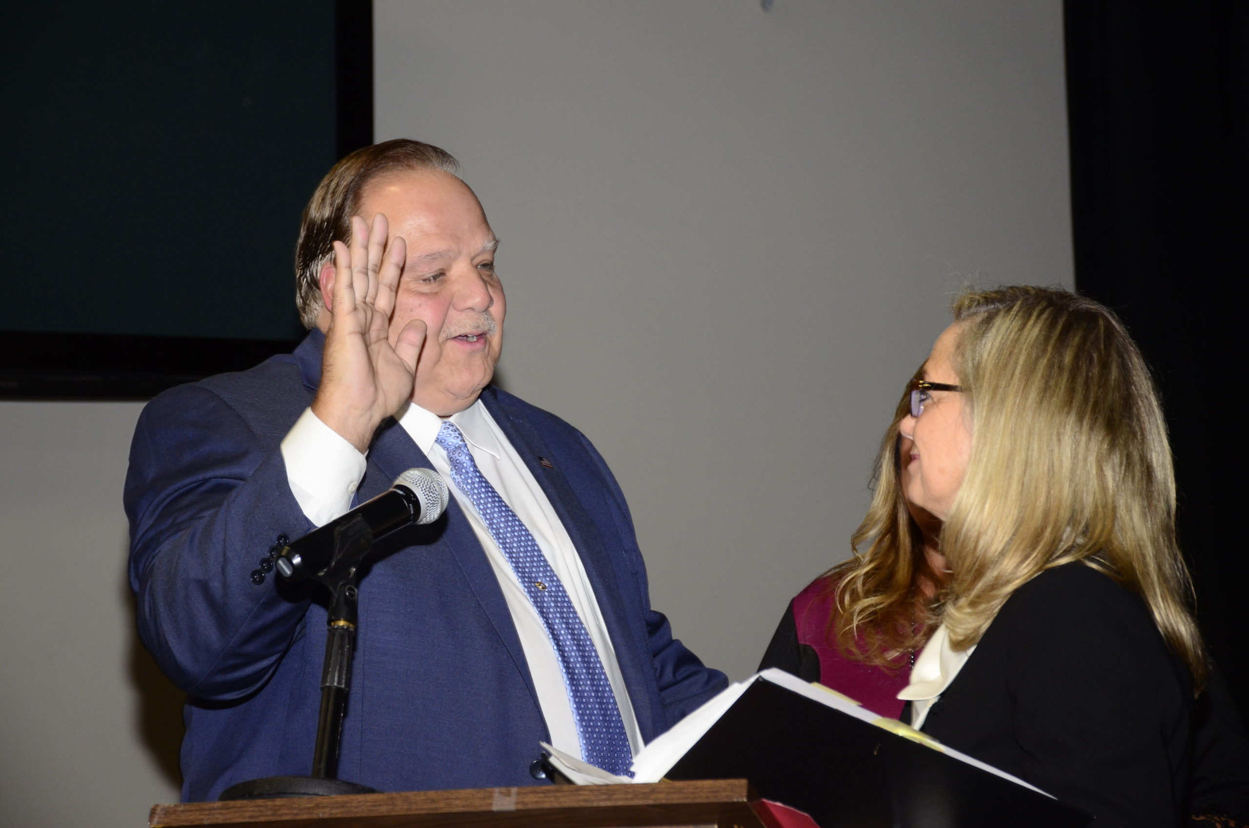 Town Board Member Rick Martel was sworn into his first term on the board on Tuesday. GREG WEHNER