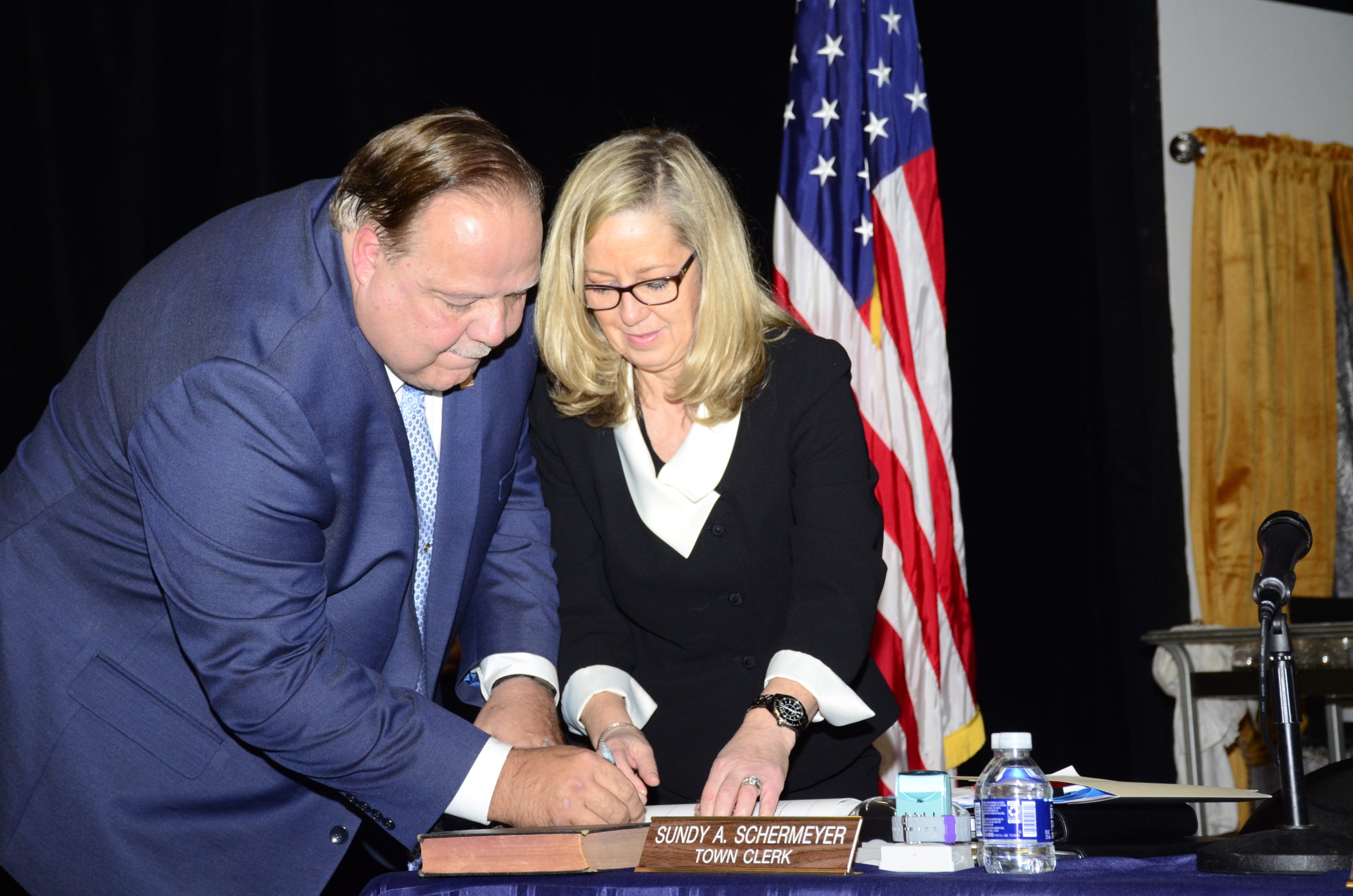 Town Board Member Rick Martel was sworn into his first term on the board on Tuesday. GREG WEHNER