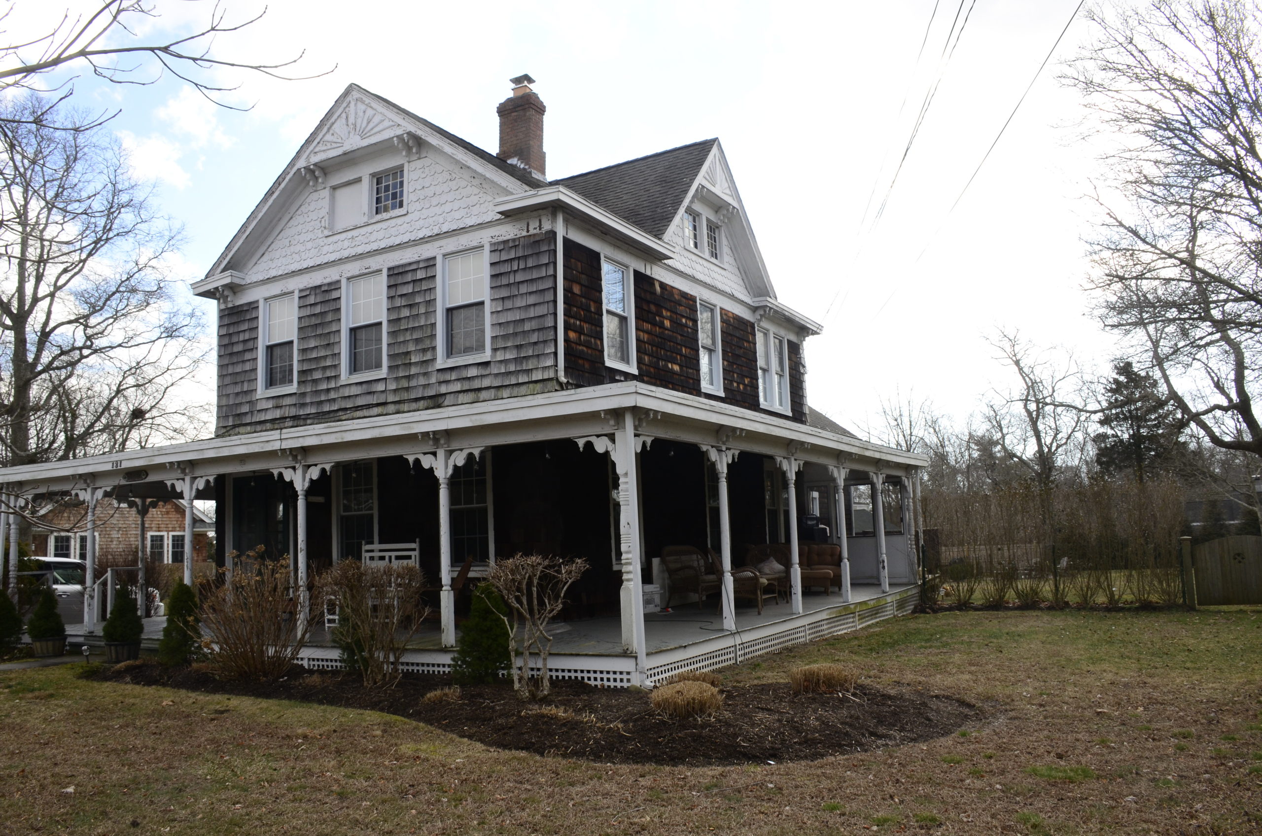 The Topping-Raynor House in Westhampton was recently designated as a historic landmark by the Town of Southampton. GREG WEHNER