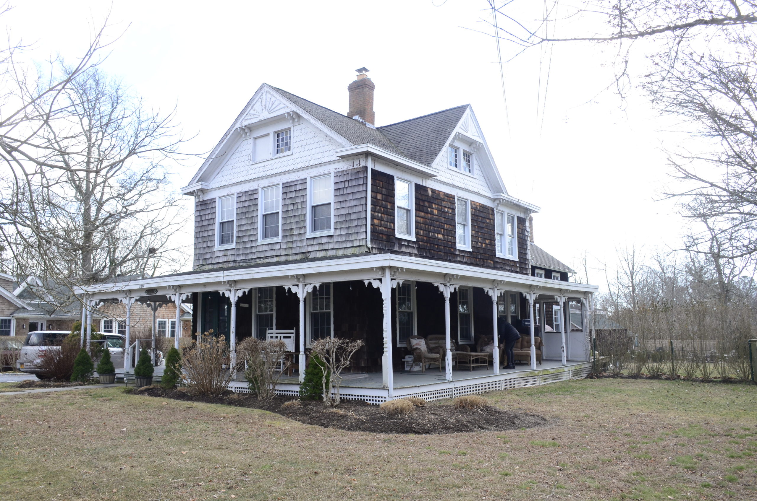 The Topping-Raynor House in Westhampton was recently designated as a historic landmark by the Town of Southampton. GREG WEHNER