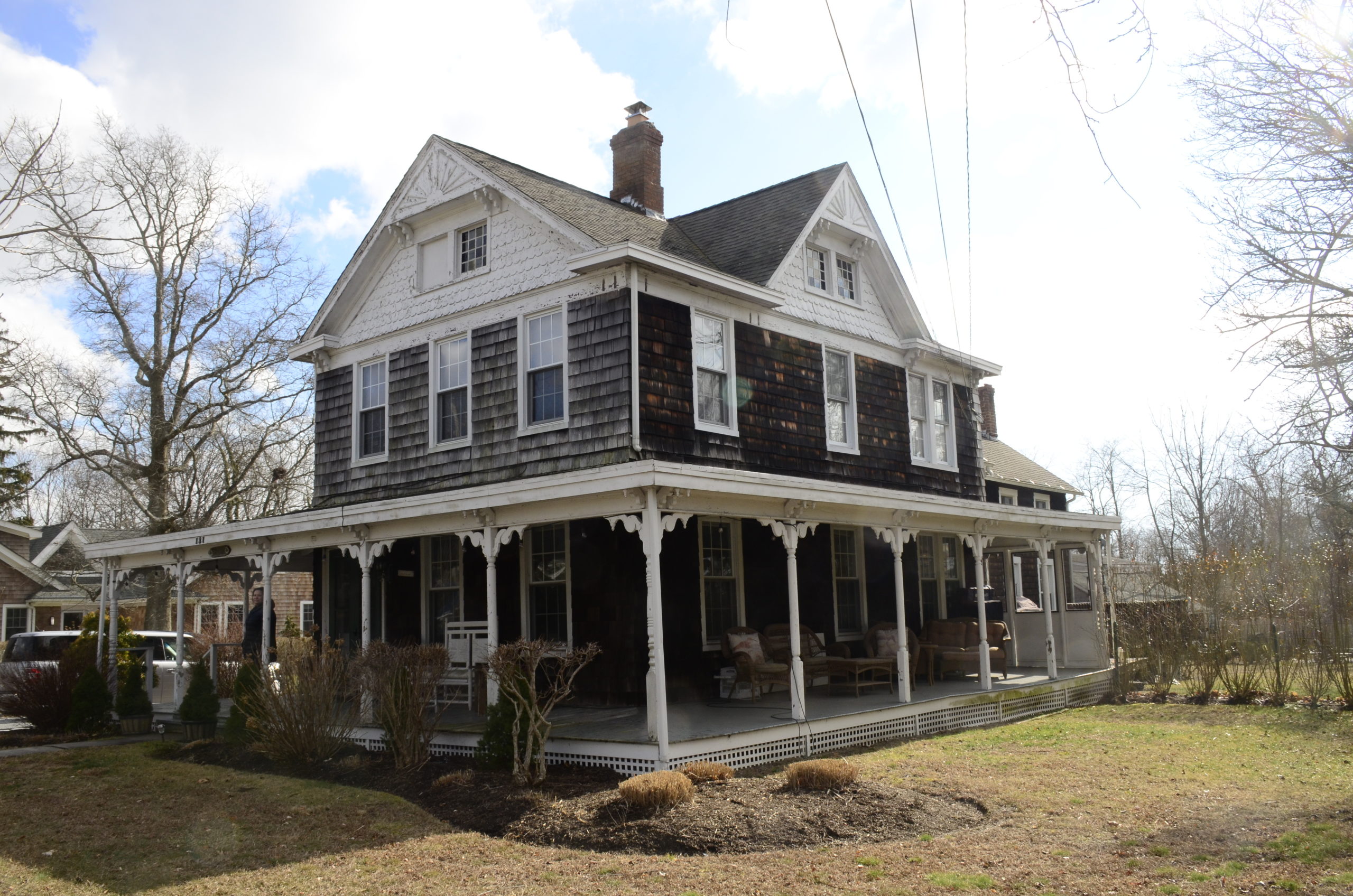 The Topping-Raynor House in Westhampton was recently designated as a historic landmark by the Town of Southampton. GREG WEHNER