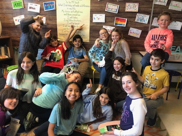 East Quogue Elementary School fifth graders kicked off the new year by identifying one word to summarize goals for 2020 and action steps to accomplish them. 