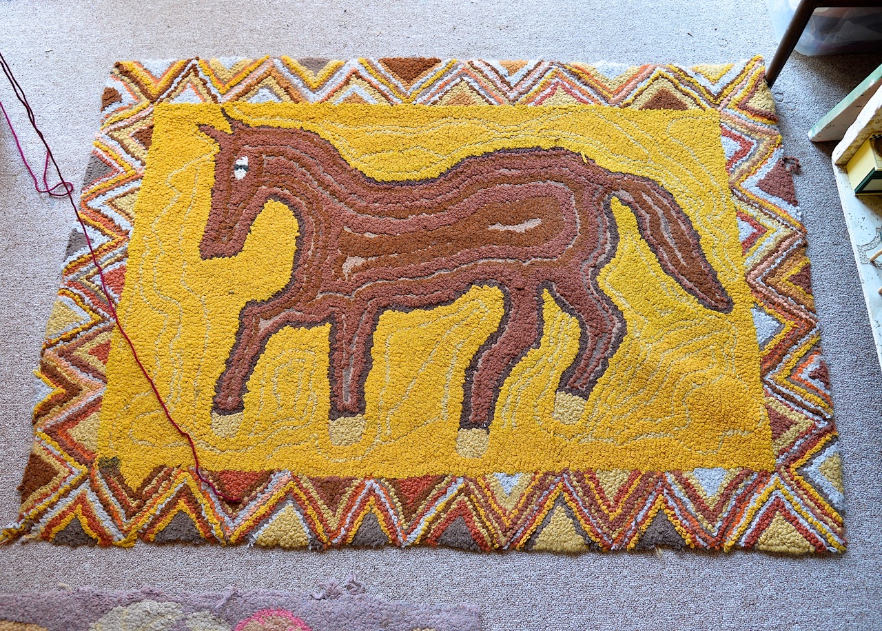 An original rug design by Irina Ourusoff.