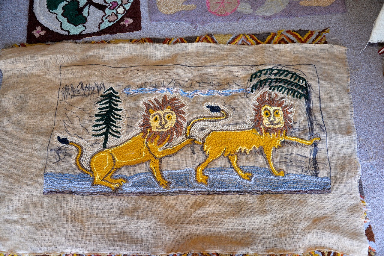 An original rug design by Irina Ourusoff.