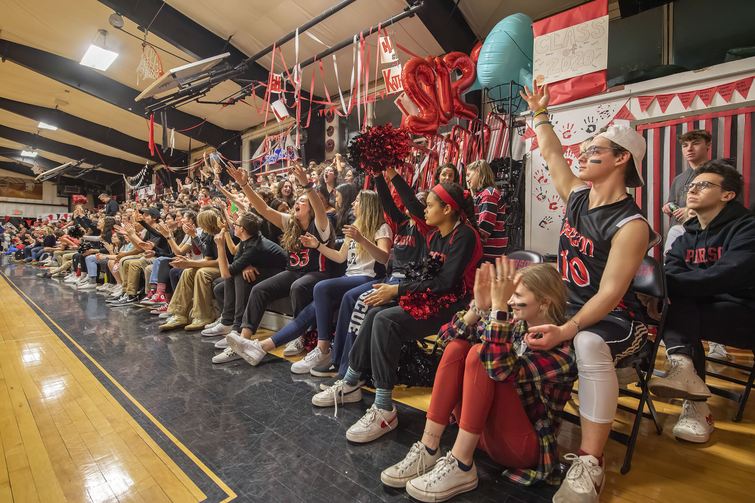 The Pierson senior class during the 2020 Spirit Night festivities at Pierson High School on Friday night.