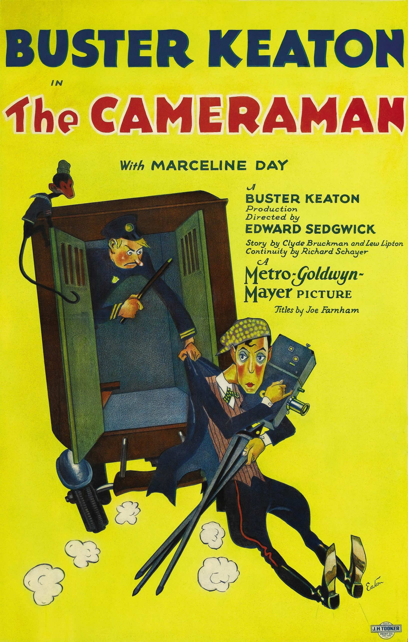 The poster for Buster Keaton's 1928 silent film 