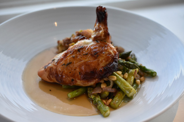 A chicken dish from View Restaurant in Oakdale.