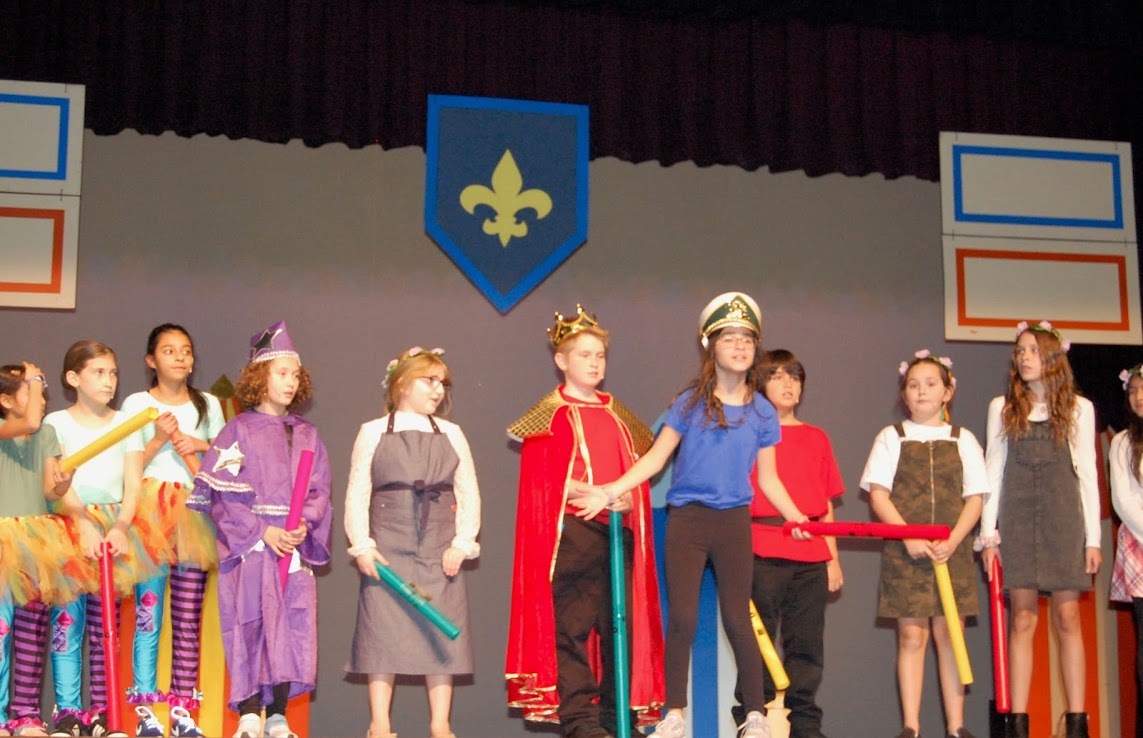 Westhampton Beach fifth graders performed “Joust” for their school’s annual musical production.