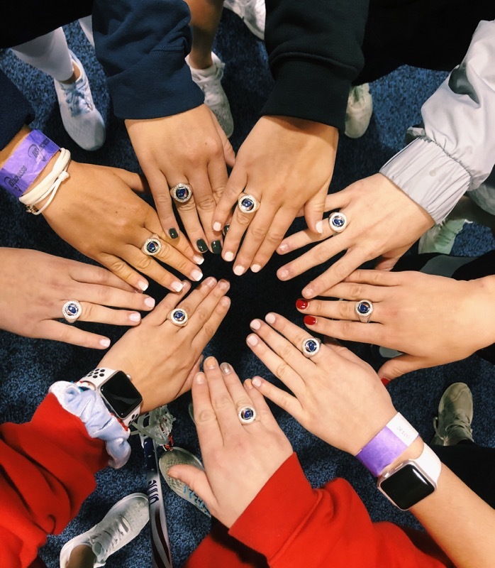 Isabelle Smith, along with her U.S. U19 lacrosse teammates, received their championship rings at a ring ceremony as part of the U.S. Lacrosse Convention, otherwise known as LaxCon, in Philadelphia on Friday. 