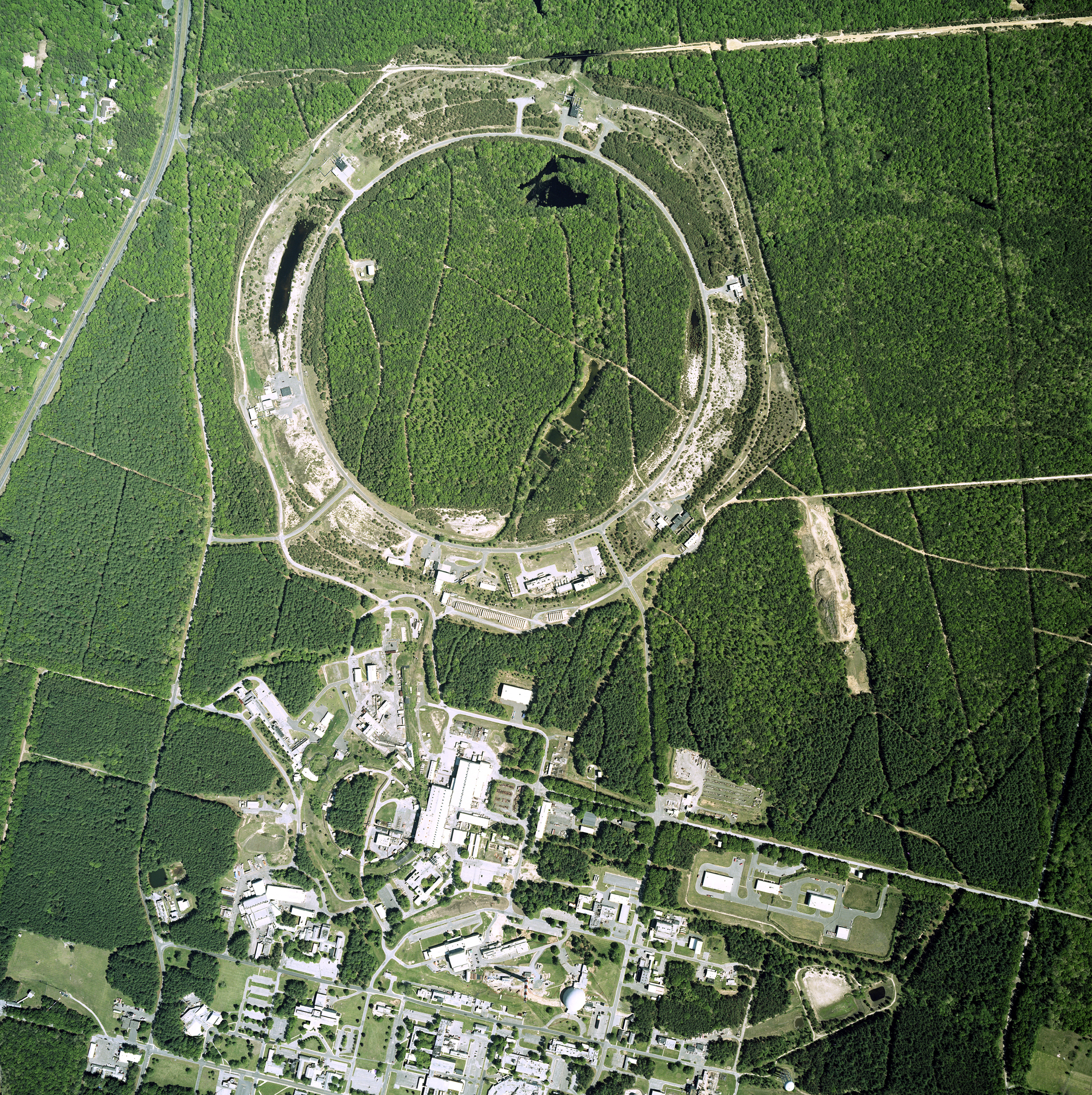 Aerial View of Brookhaven National Laboratory, Aerial view …