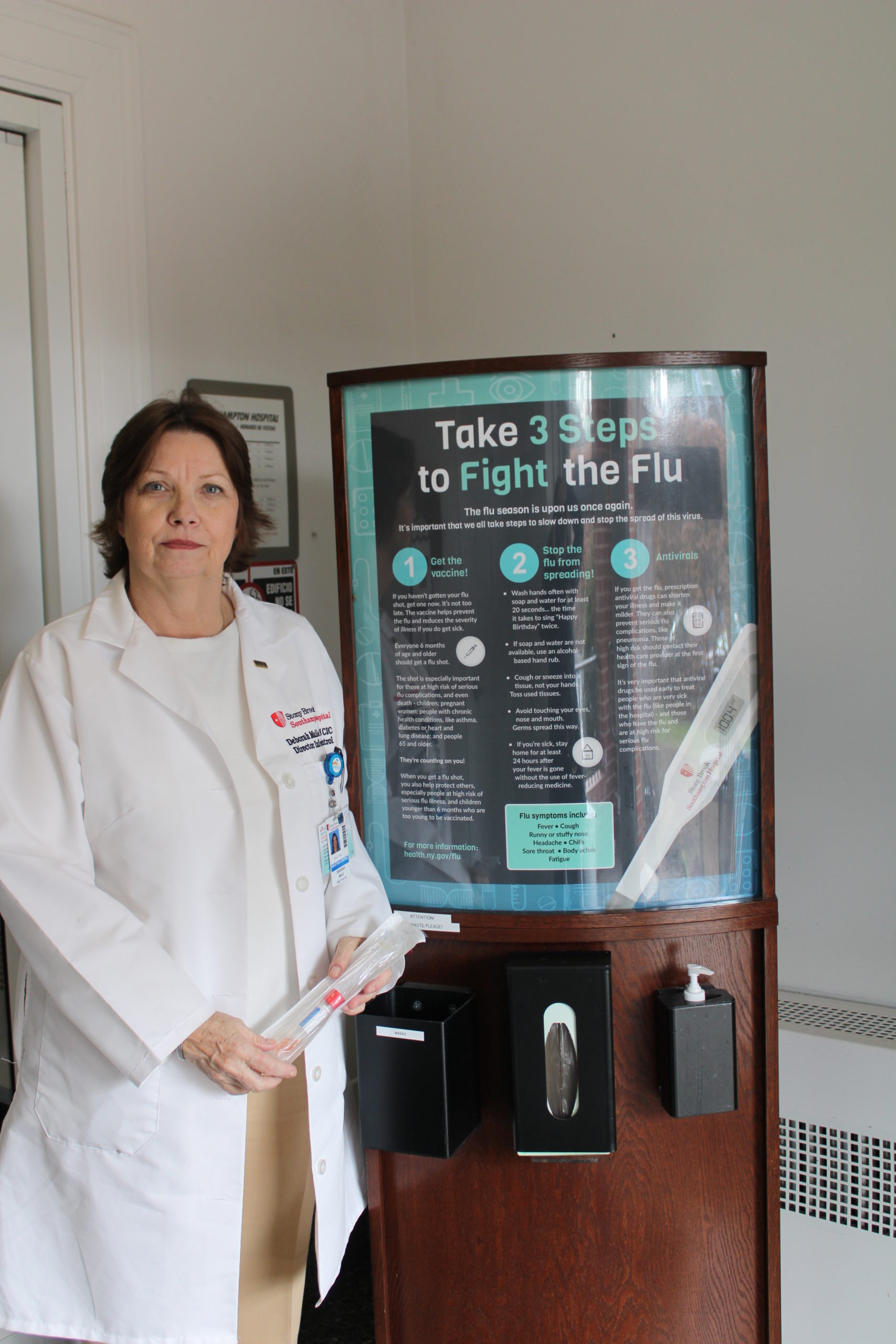 Deborah Maile, Director Of Infection Prevention at Stony Brook Southampton Hospital. 