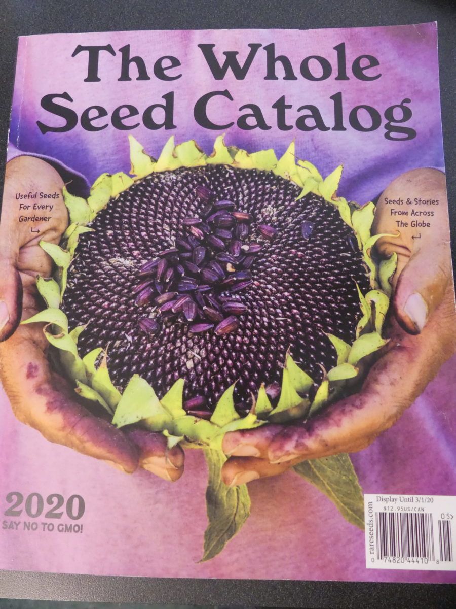 The Whole Seed Catalog from Baker Creek is a throwback to the Whole Earth and Whole Garden catalogs of the 1970s. It’s an incredible catalog that is worth much more than the $12 that it costs. What a gem. ANDREW MESSINGER