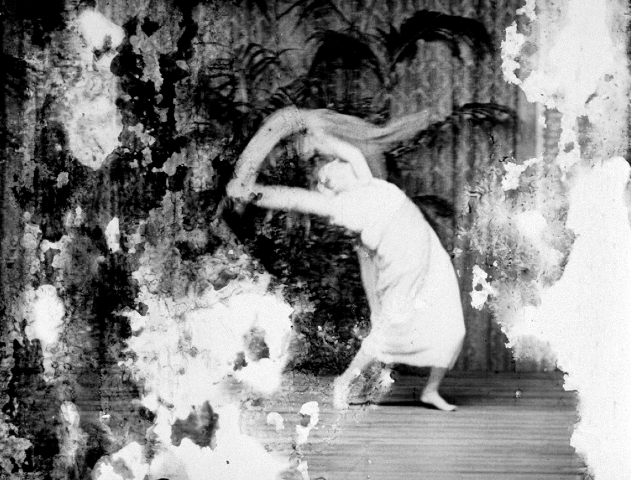 Bill Morrison's film, Dawson City: Frozen Time, is about the discovery of several films and photos that were found in 1978, frozen in a pool in the Yukon. Florence Fleming Noyes Dances In Support Of The Suffragist Movement, 1914.