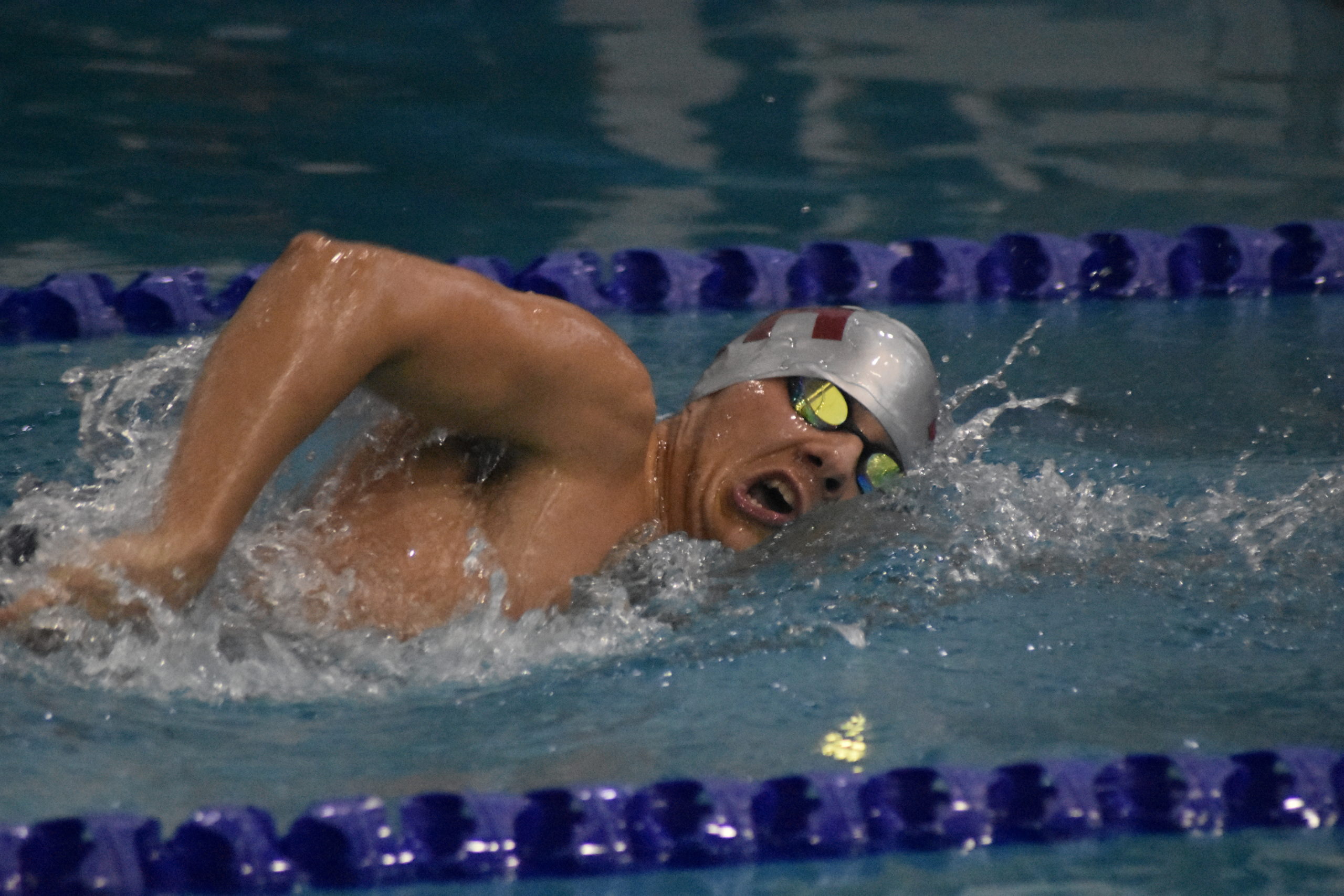 Ed Hoff in the 200-yard freestyle for East Hampton.