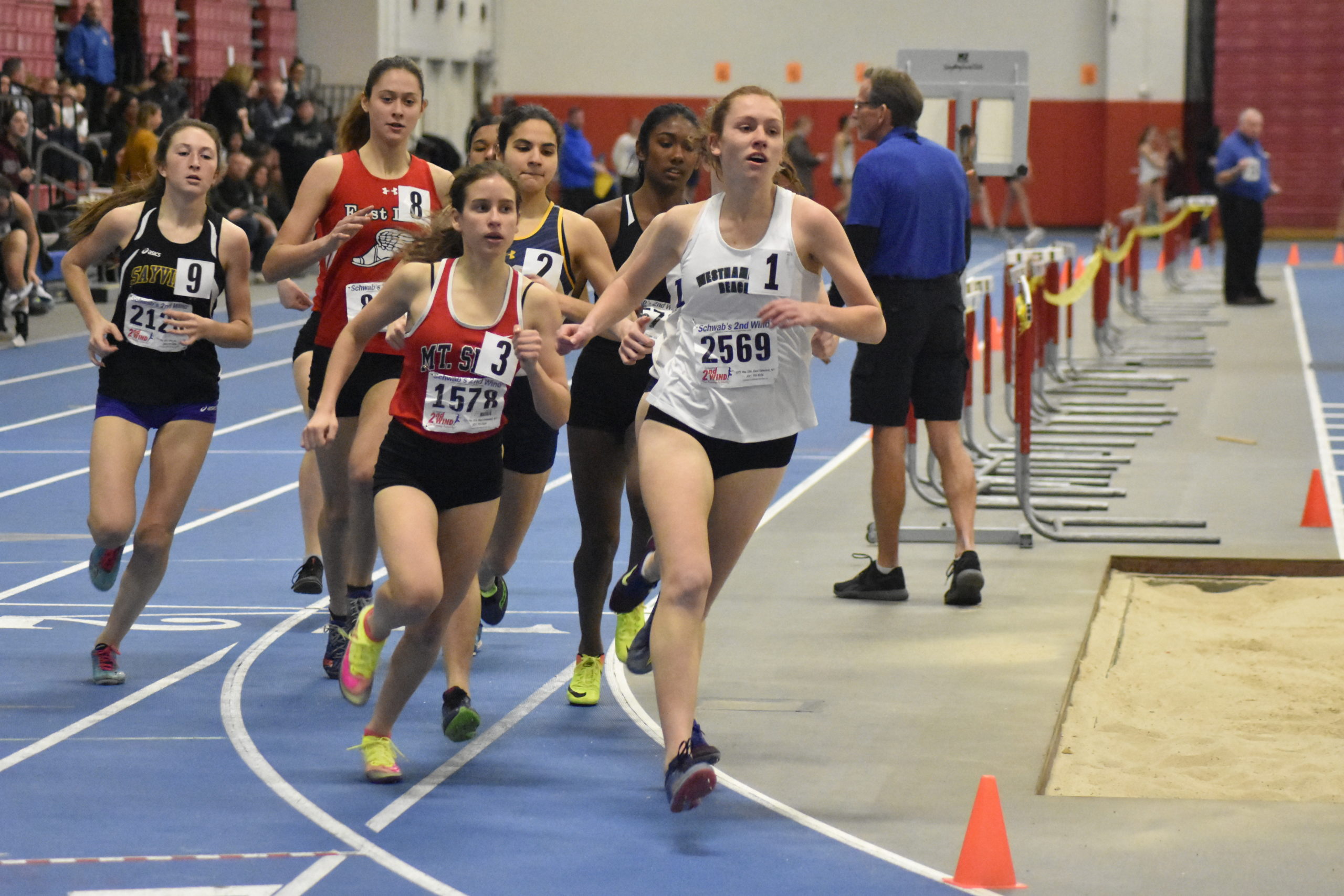 Jackie Amato placed second in the 1,000-meter race, fourth in the 1,500-meter race and helped the 4x400-meter relay team place second.