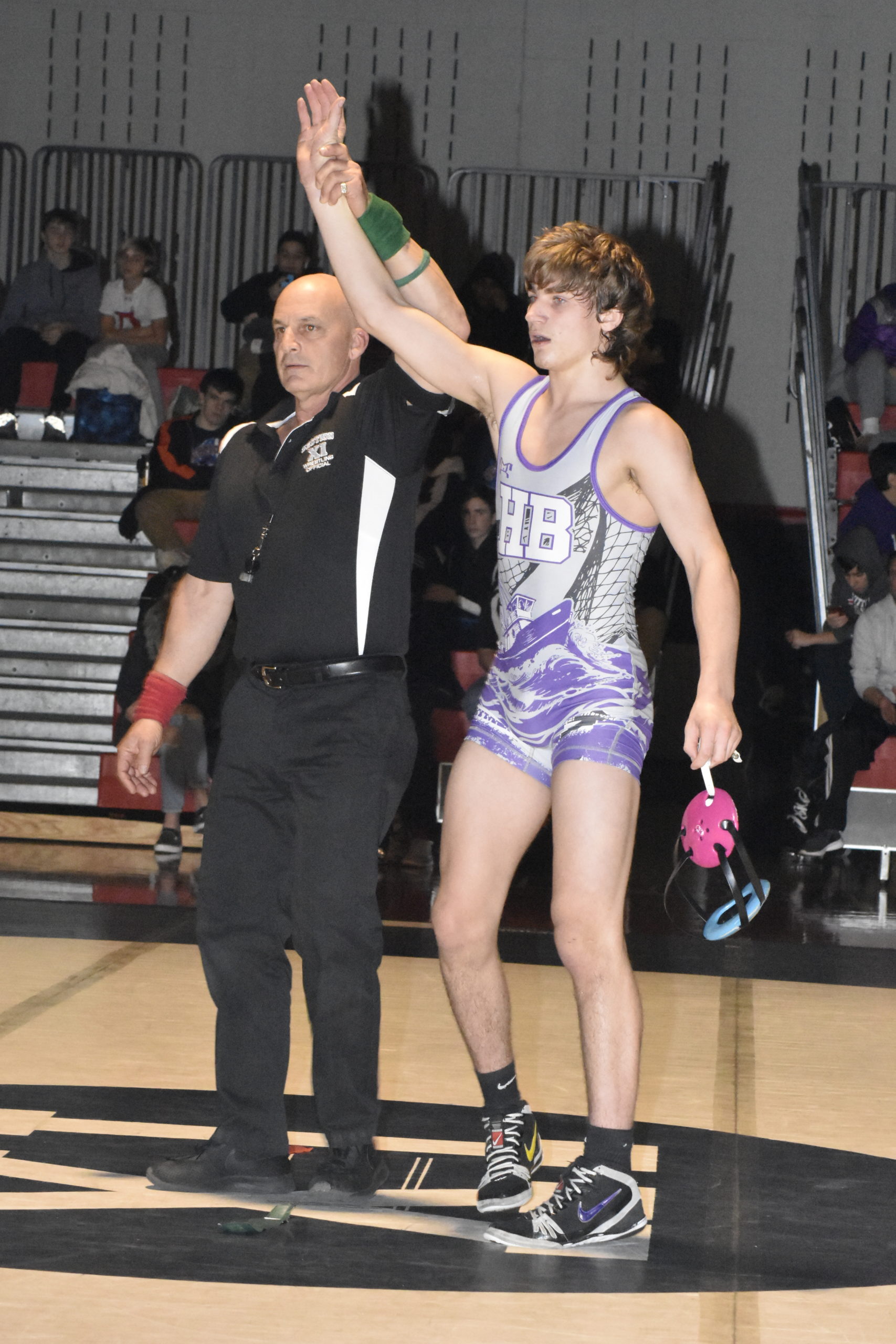 Hampton Bays senior Willy Kraus became a two-time county champion after defeating Mount Sinai's Ryan Shanian, 9-0, on Friday night.