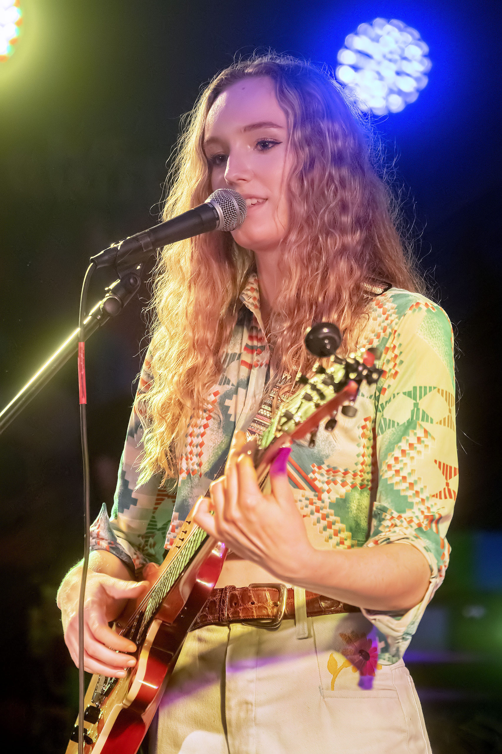 East Hampton High School sophomore Nora Conlon leads her band DNC (pronounced 