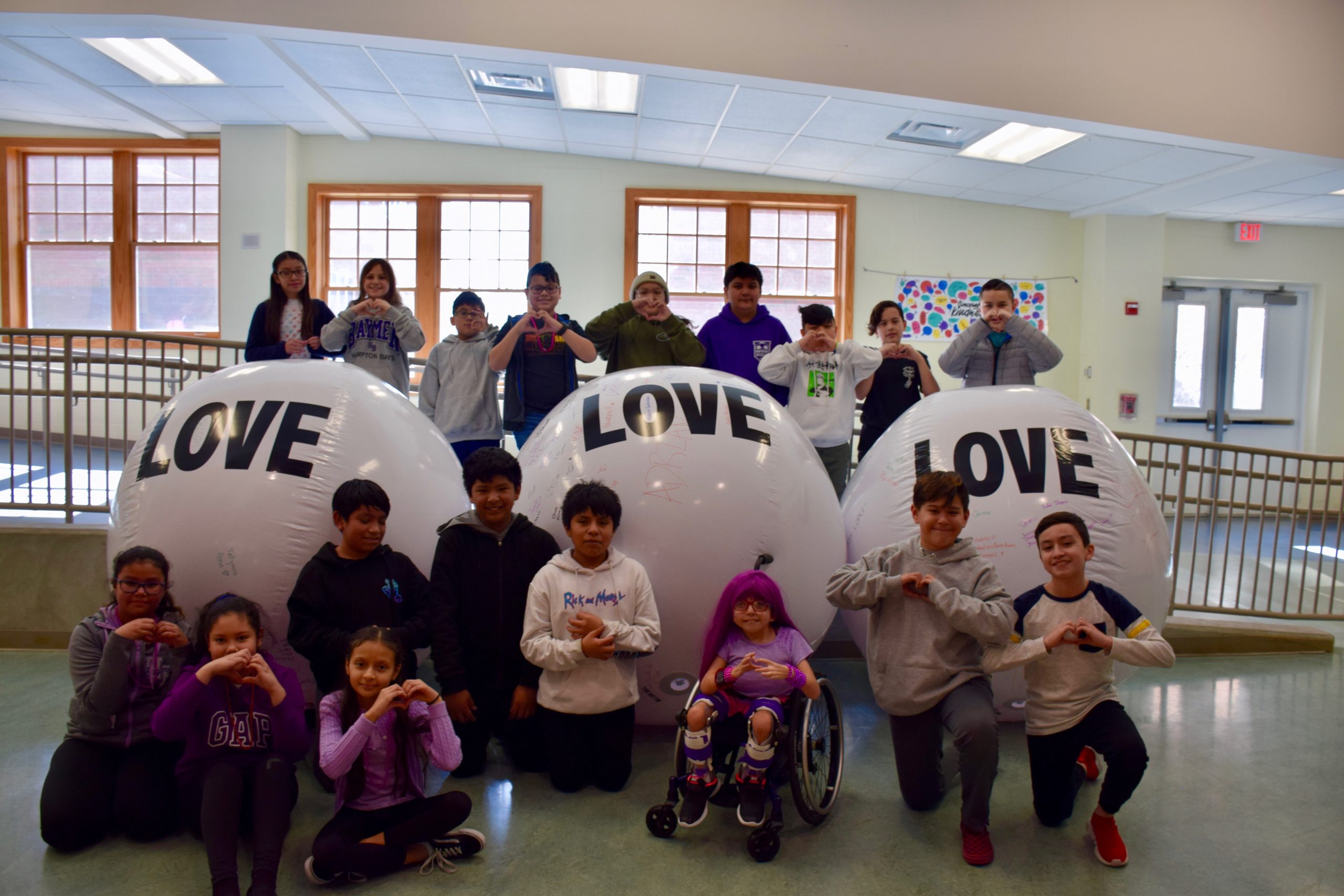 Continuing its mission to foster a culture of kindness, Hampton Bays Middle School held P.S. I Love You Day, an initiative where students took part in a variety of activities throughout the week of February 10. Now in its 10th year, P.S. I Love You Day aims to raise awareness about bullying and suicide while promoting kindness.