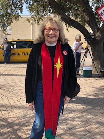 Rev. Karen Ann Campbell in Brownsville, Texas. 
