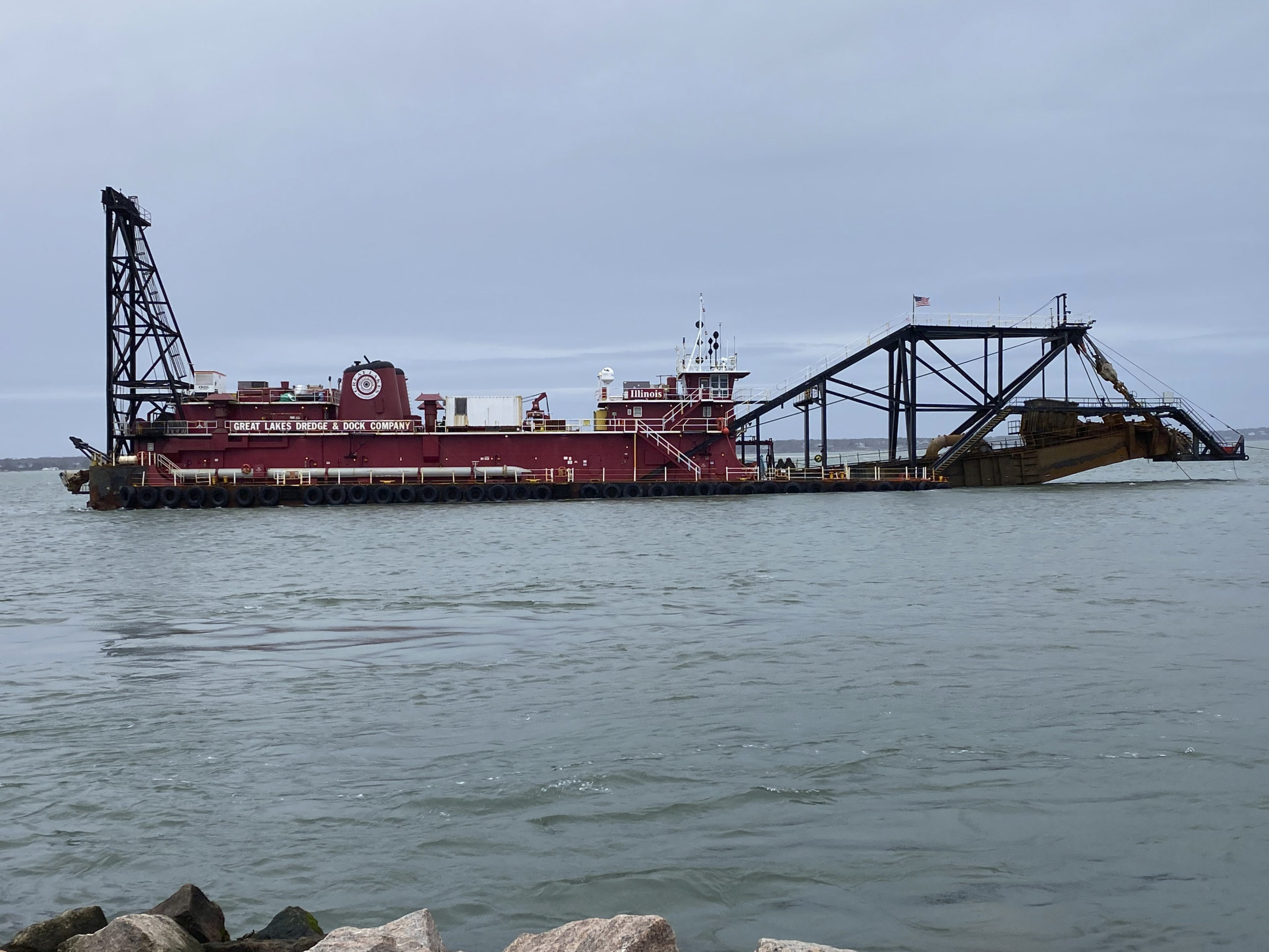 Great Lakes Dredge & Dock Company's cutterhead dredge, 