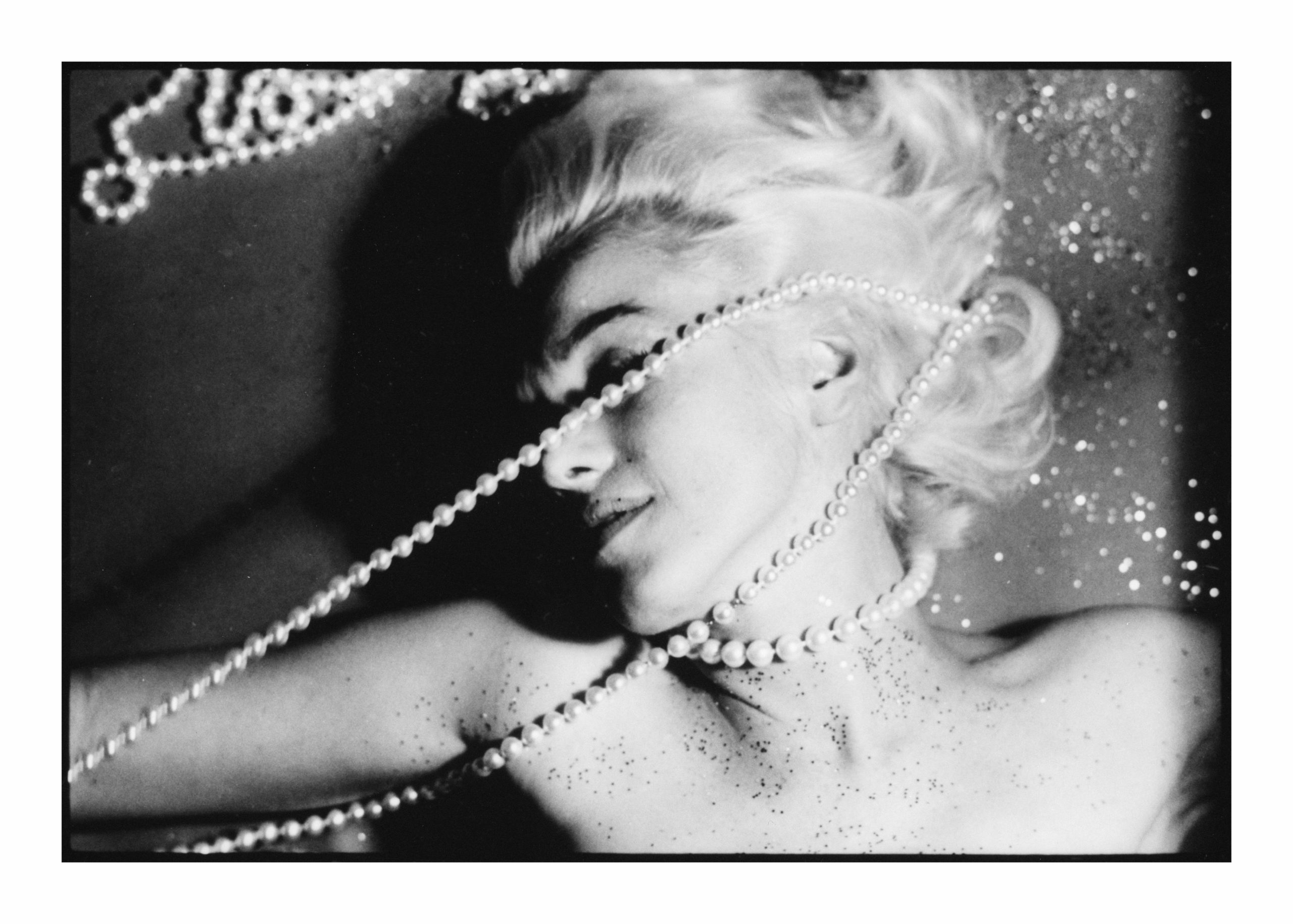 Marilyn Monroe pearl necklace Zip Pouch by James Turner - Pixels