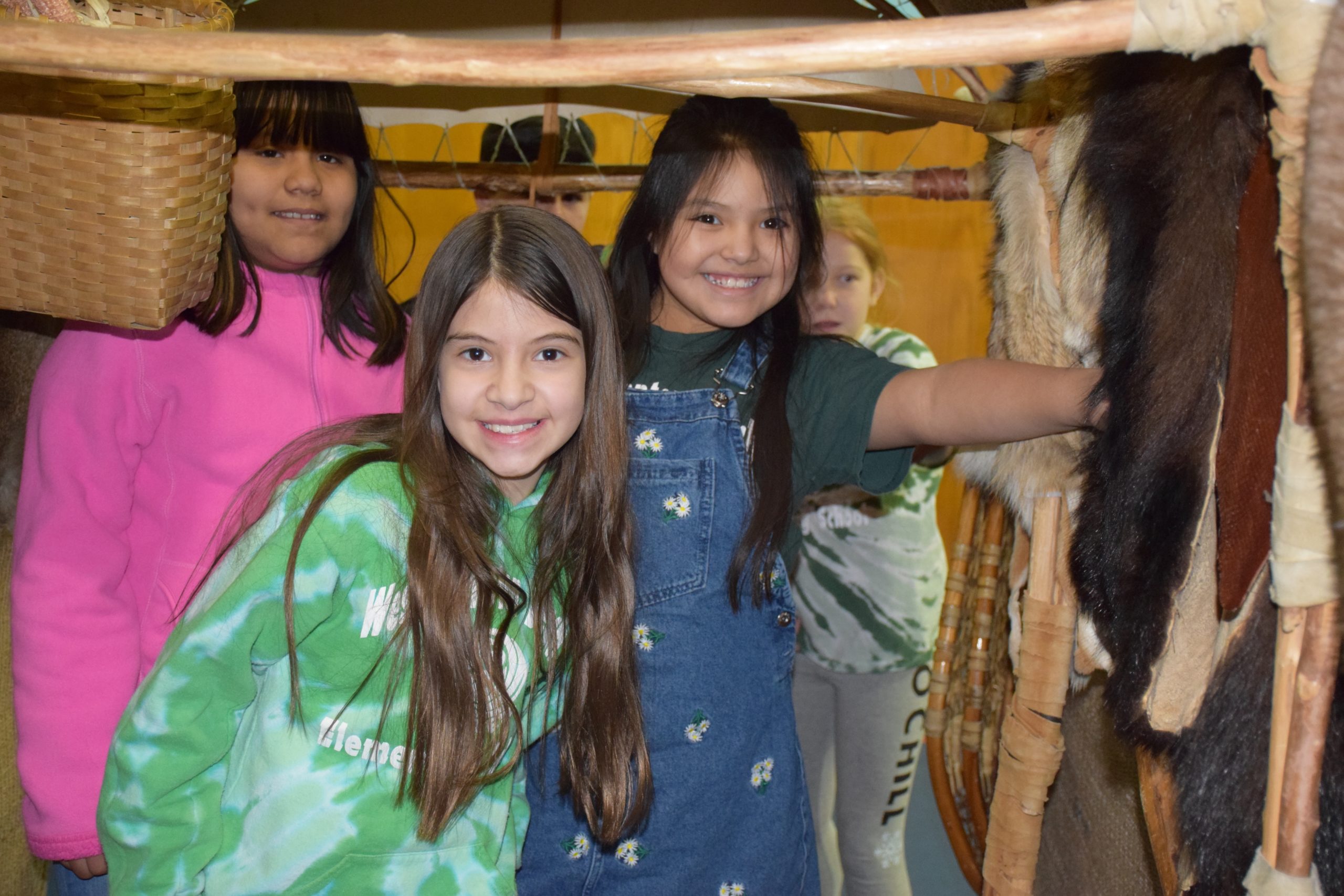 Westhampton Beach Elementary School fourth graders explored Native American artifacts during a special hands-on program, Journeys into American Indian Territory, an annual program sponsored by the PTA.