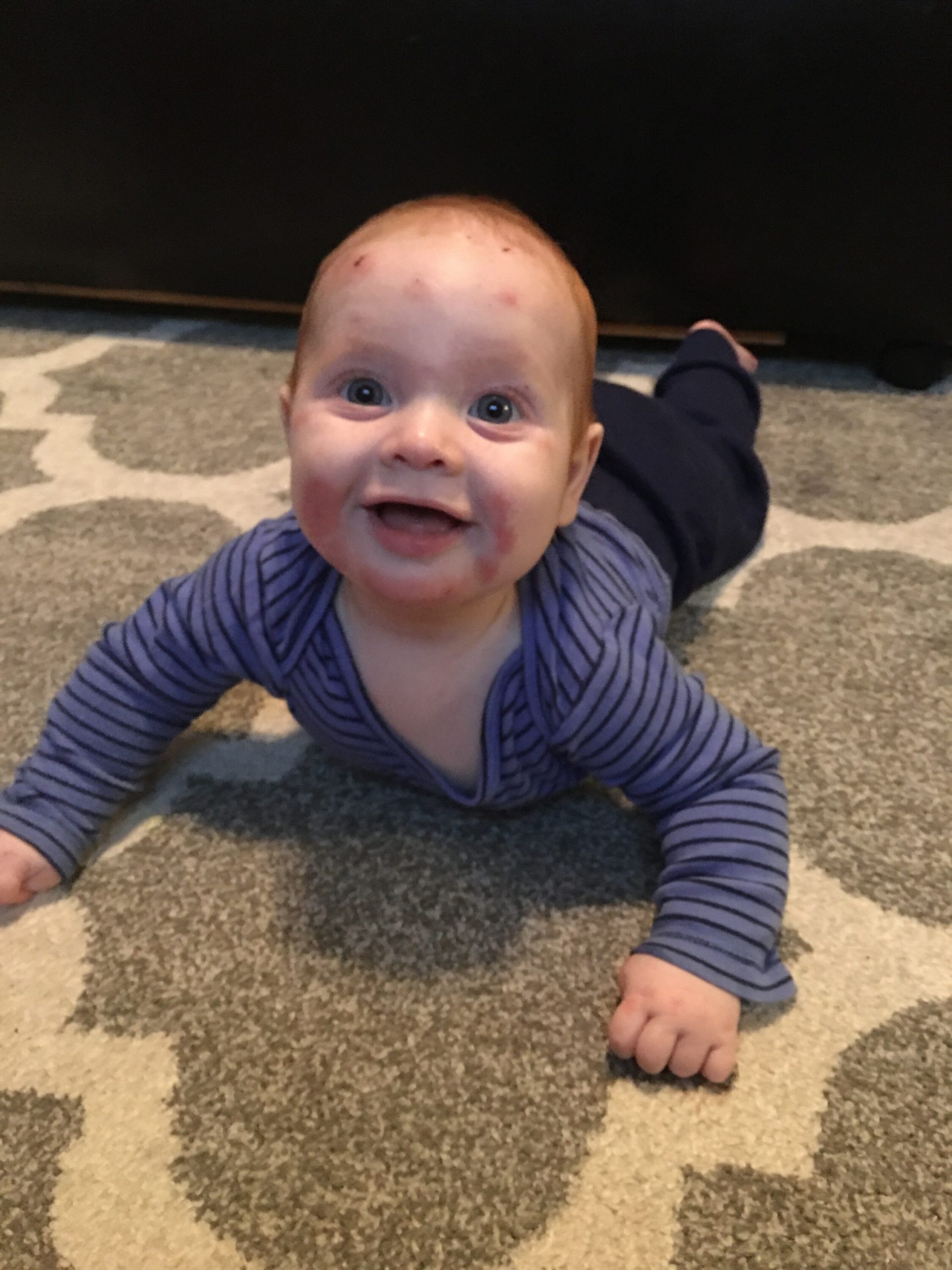 East Quogue local Toni Petersen, who found a bone marrow match in 2014, is now searching for a perfect match for her sick six-month-old grandson, Jase. 