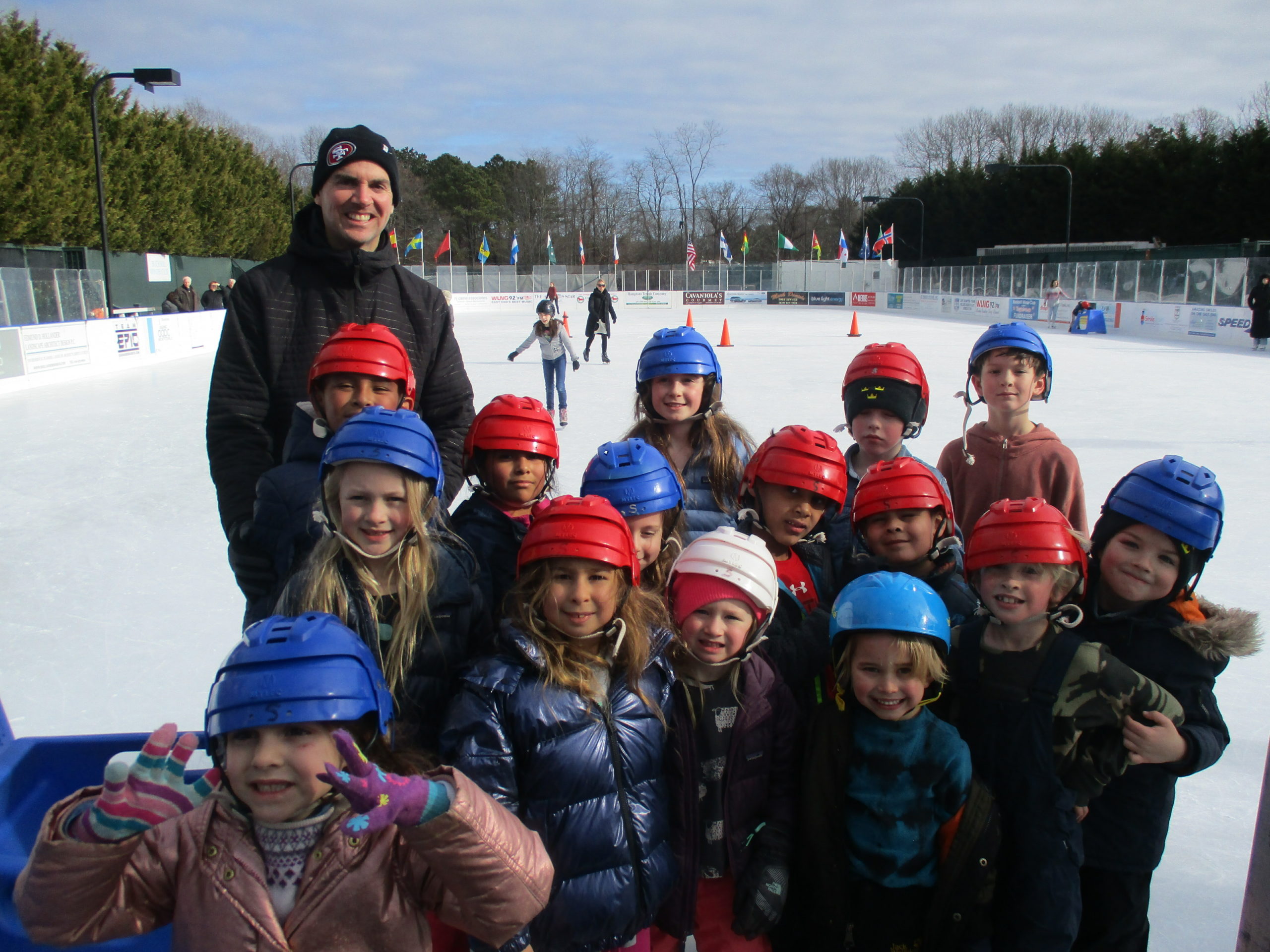 Sagaponack School students get physical education time at the Buckskill Winter Club.
