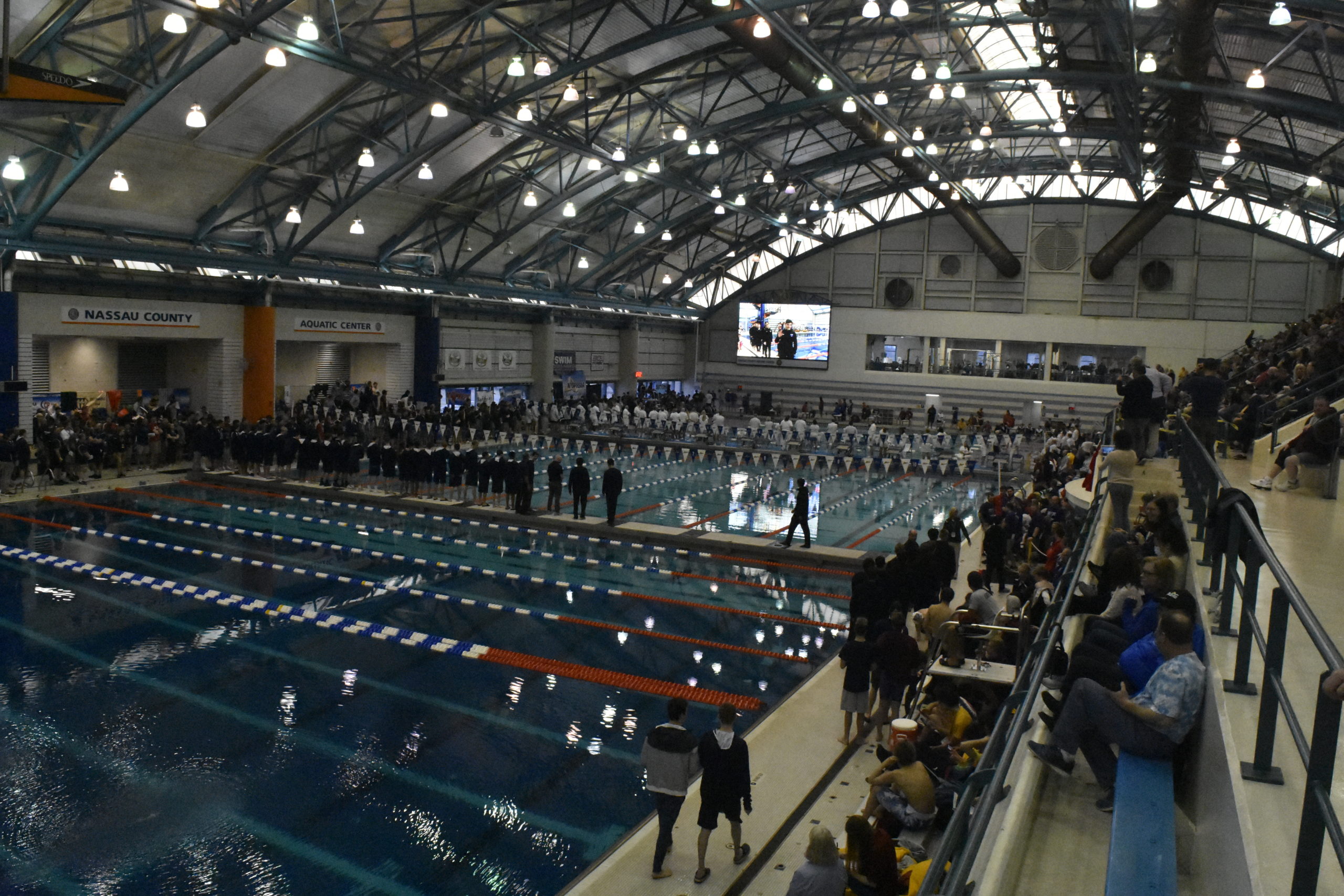 The New York State Swimming Championships were held at the Nassau County Aquatic Center in East Meadow on Friday and Saturday.