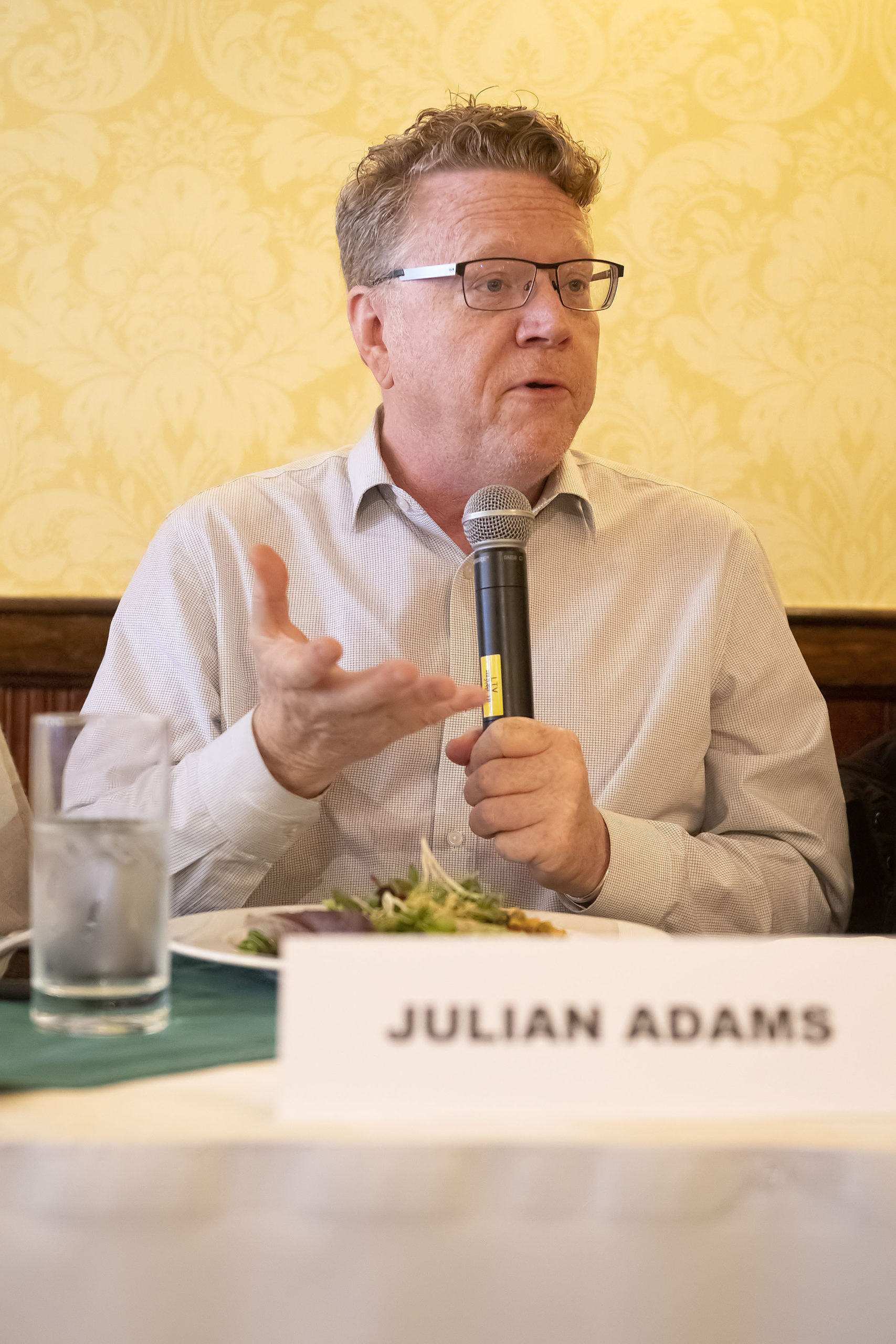 Panelist Julian Adams.  MICHAEL HELLER