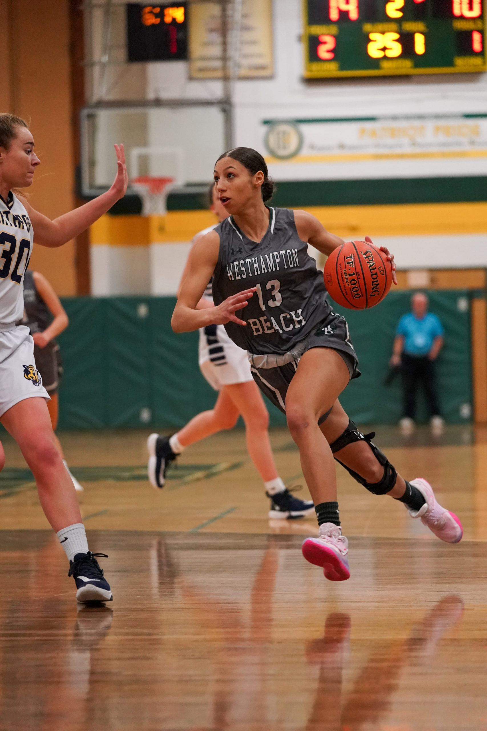 Westhampton Beach senior Layla Mendoza scored a team-high 17 points in last week's loss to Northport.