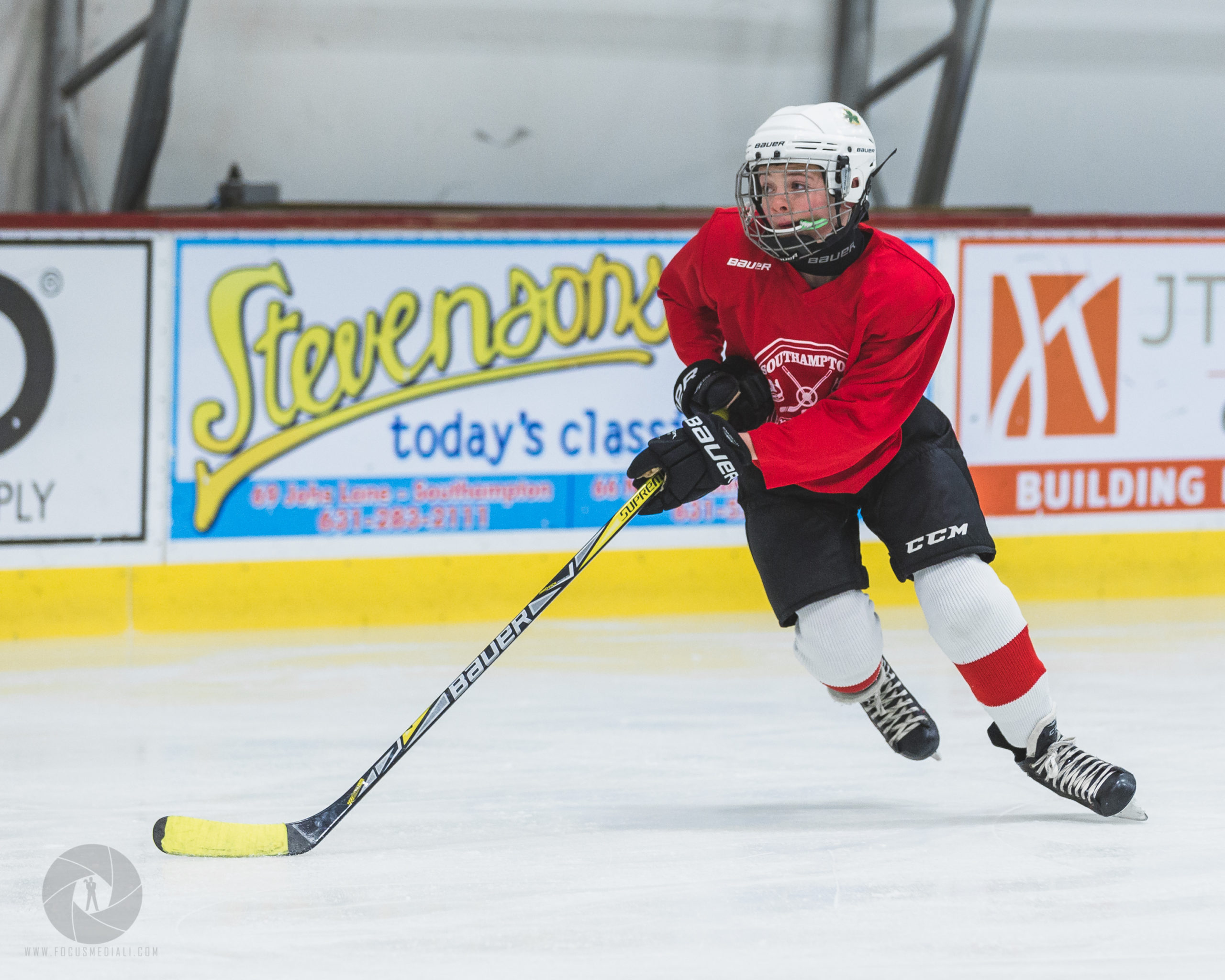 The burgeoning youth program at the Southampton Ice Rink has helped facilitate the high school hockey program Bryan Wish hopes to start.