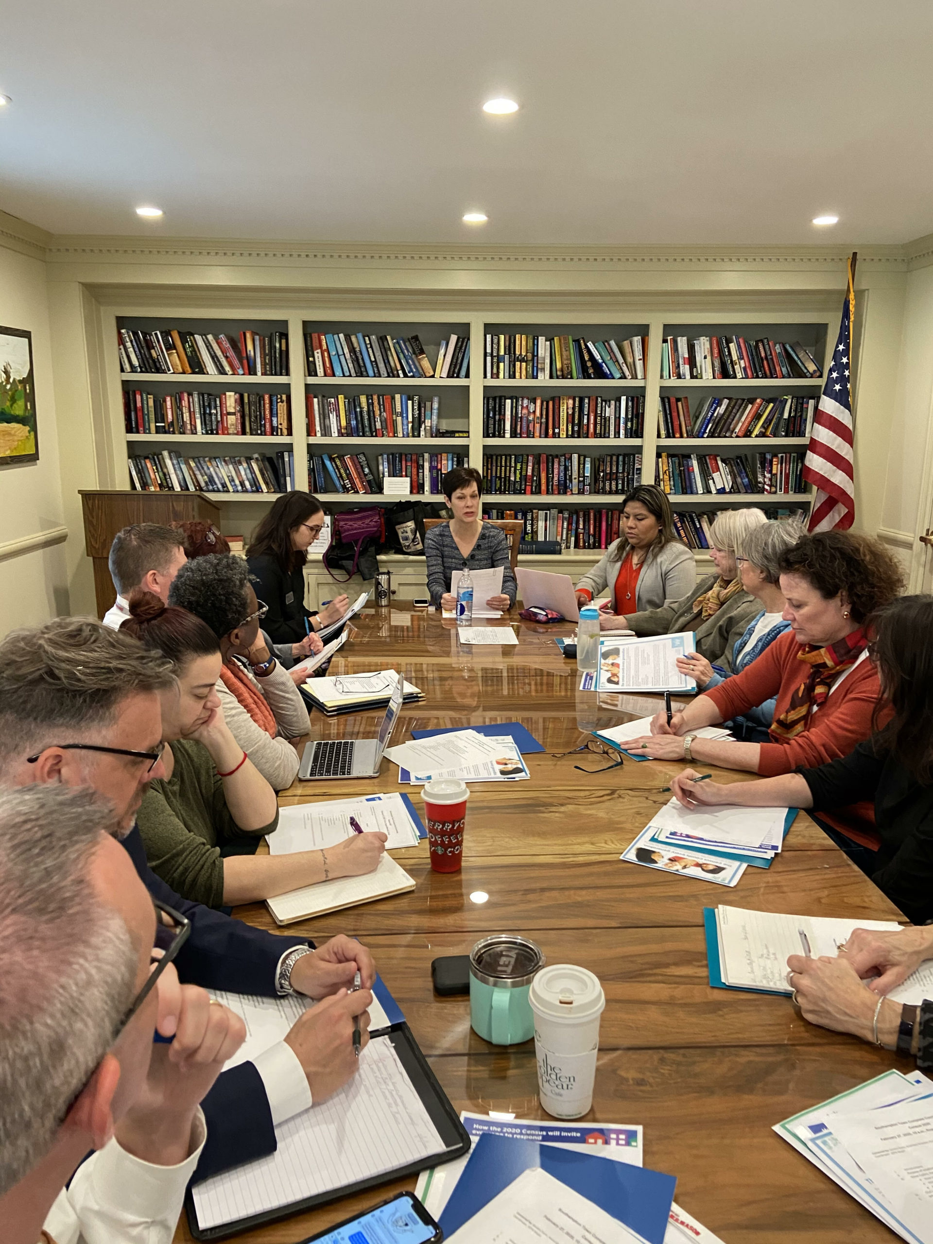 The first Southampton Complete Count Committee meeting on Thursday, February 27.