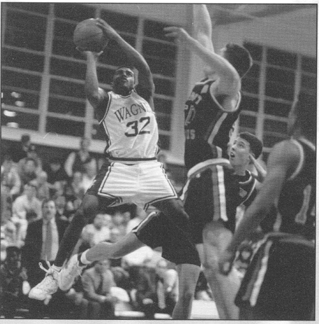 Bobby Hopson in action during his four-year career at Wagner College. COURTESY WAGNER COLLEGE