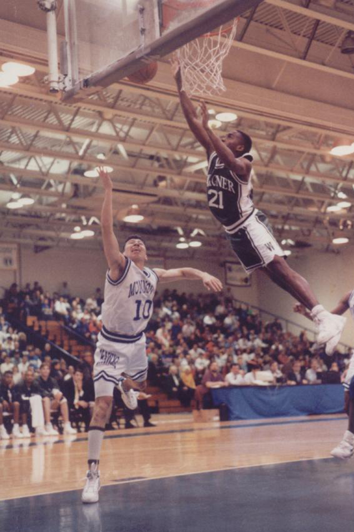 Bobby Hopson during his career at Wagner College. COURTESY WAGNER COLLEGE